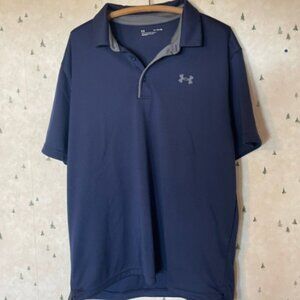 Under Armour Men's Midnight Navy/Graphite Tech Polo